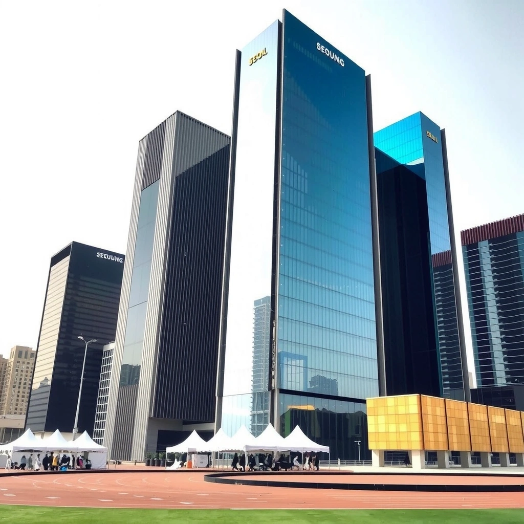 Seoul office building representing Sitidoom's headquarters